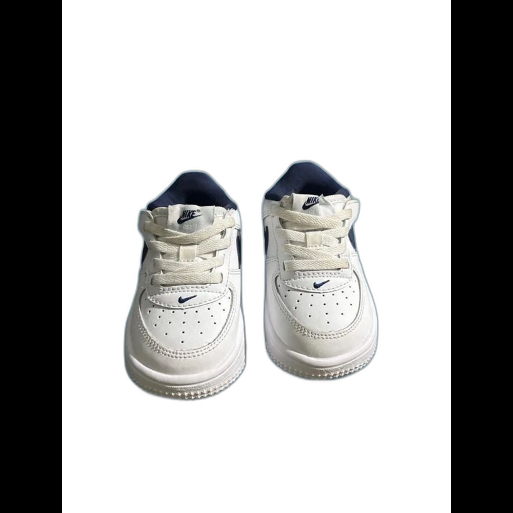 Nike Force 1 Low White / Midnight Navy - Toddler Size 6C Pre-owned Excellent